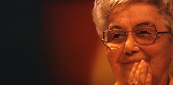 CHIARA LUBICH PICTURED IN ROME IN 1997